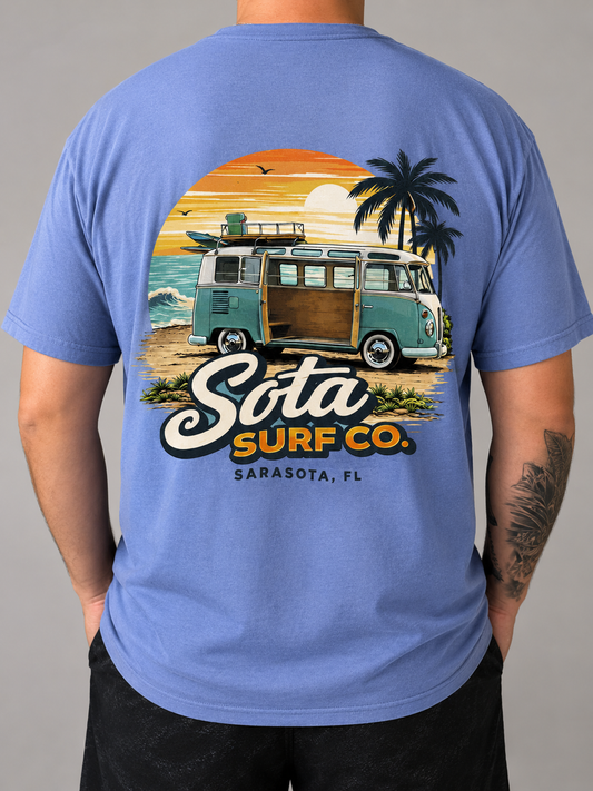 Sota Surf Co. Sunset Van Tee - Sarasota, FL