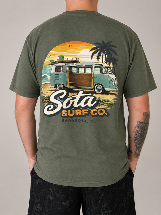 Sota Surf Co. Sunset Van Tee - Sarasota, FL