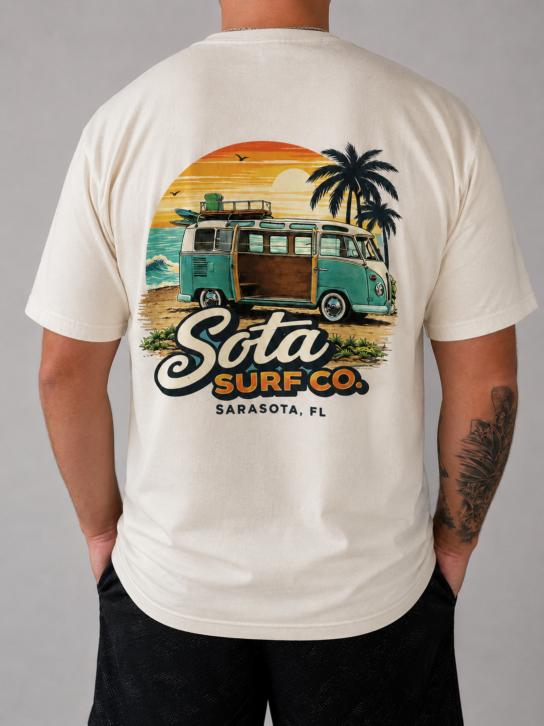 Sota Surf Co. Sunset Van Tee - Sarasota, FL